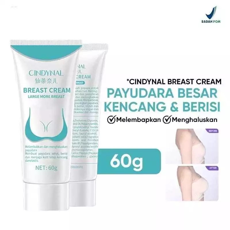 CINDYNAL Breast Cream Pembesar Payudara Permanen Dan Cepat Ampuh 60g BPOM TERERCAYA DAN Perfect Bott
