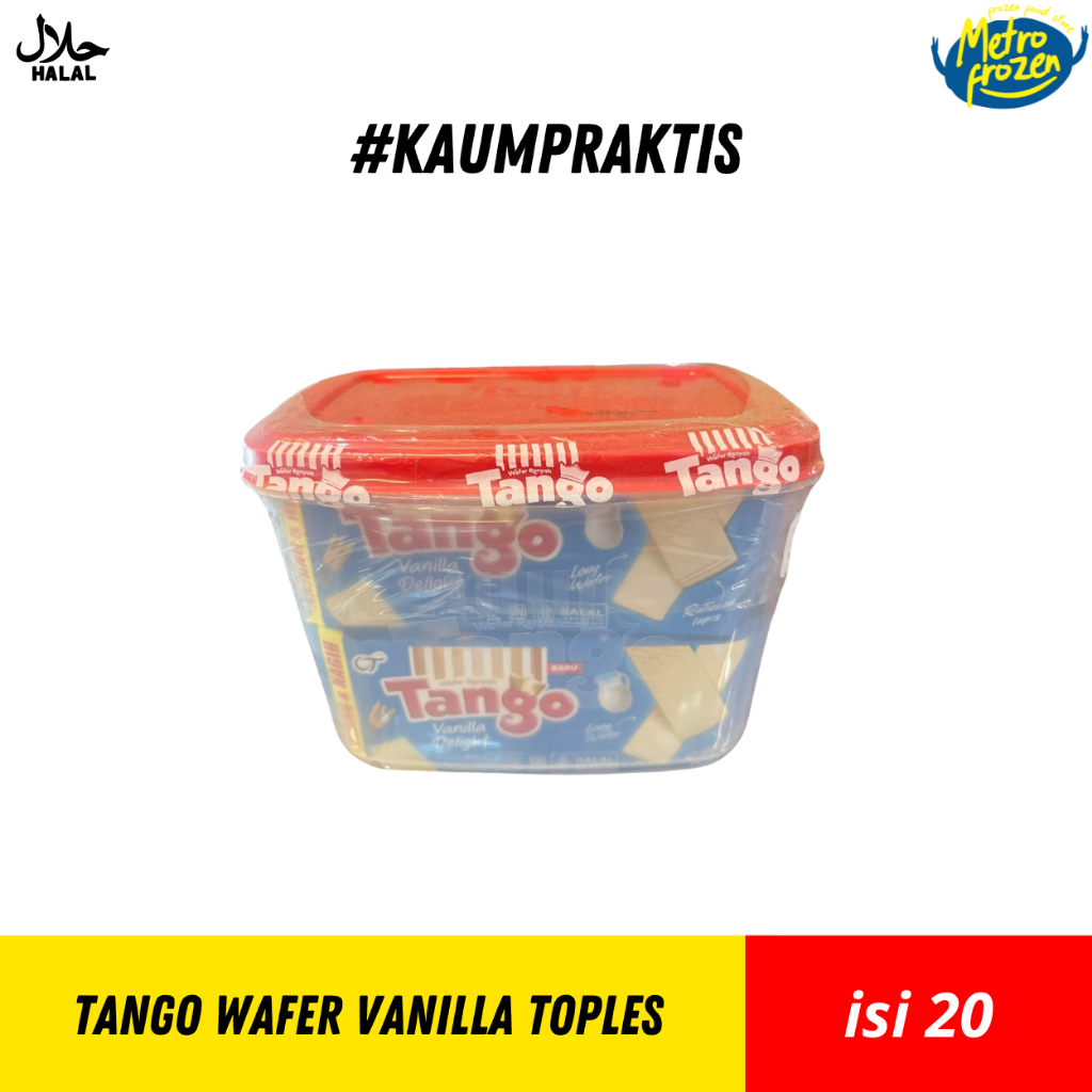 

TANGO WAFER Toples Varian Coklat, Strawberry, Vanilla (20pcs) //tango toples instan Banjarmasin