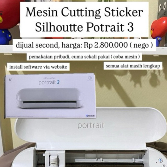 

(Second) Mesin Cutting Silhoutte Potrait 3