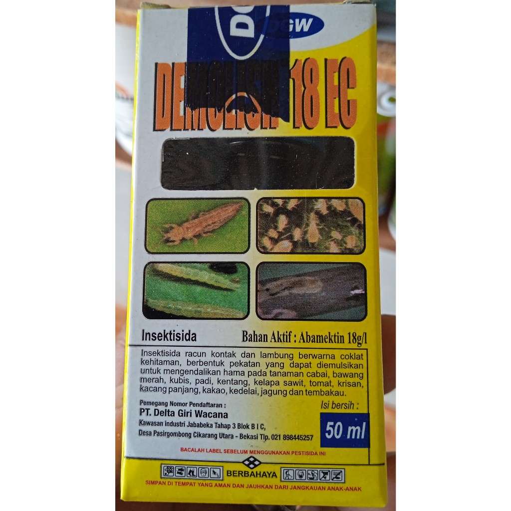 DEMOLISH 18 EC INSEKTISIDA BAHAN AKTIF ABAMEKTIN 18 g/l