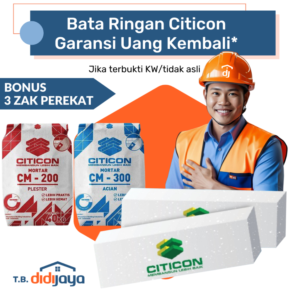 Hebel Bata Ringan Citicon Isi 11.52 Kubik Untuk Wilayah Yogyakarta ~ Hebel Perkubik