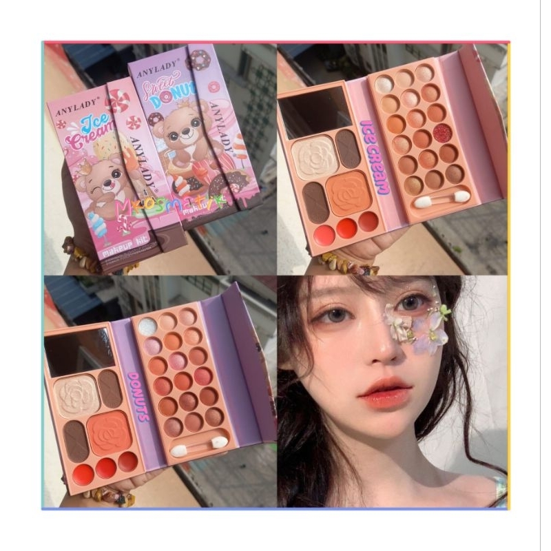 PROMO!!EYESHADOW PALET MAKE UP LENGKAP NO.8614FI