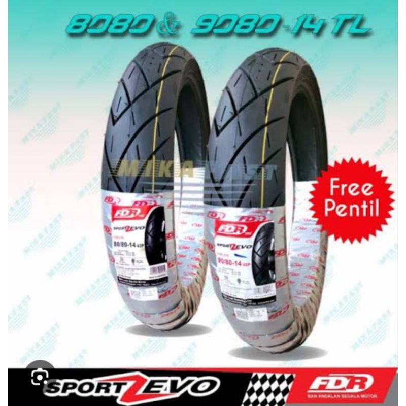 FDR Sepeda Motor Sport Zevo 90/80 14 TL