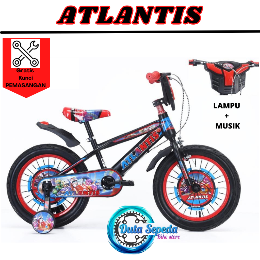 Sepeda anak laki 18 inch ban 2.5