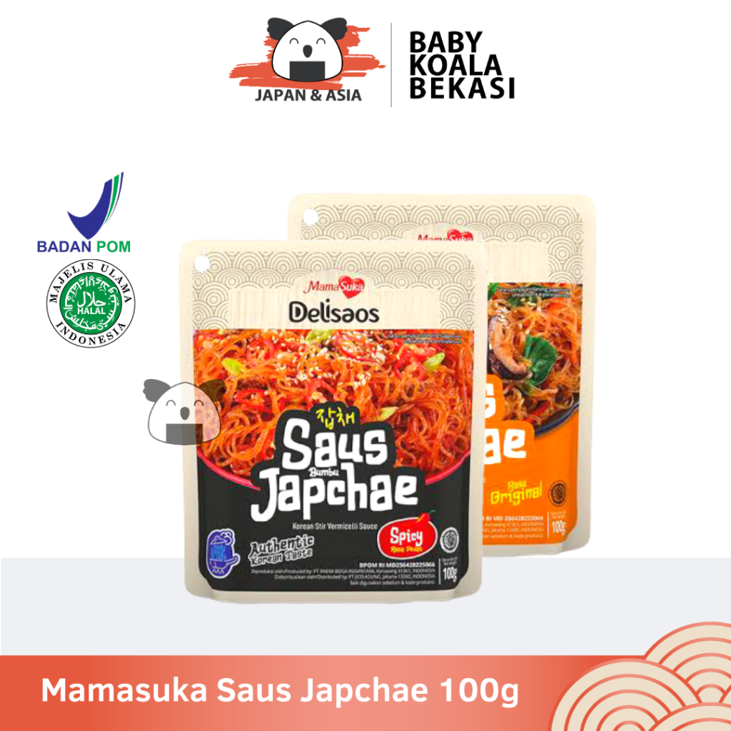 MAMASUKA Saus Japchae Noodle Glass Korea 100 g Halal - BKB