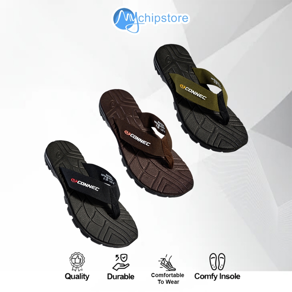 CONNEC BAKER Sandal Jepit Casual Pria Dewasa Kekinian