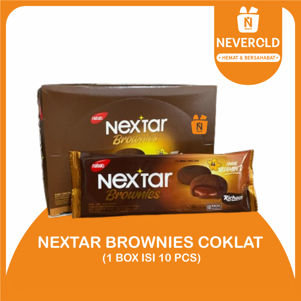 

NEXTAR BROWNIES COKLAT ISI 10 PCS @34GR