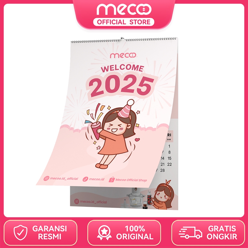 

Mecoo Eksklusive Merchandise - Kalender Dinding 2025 Minimalis & Estetik