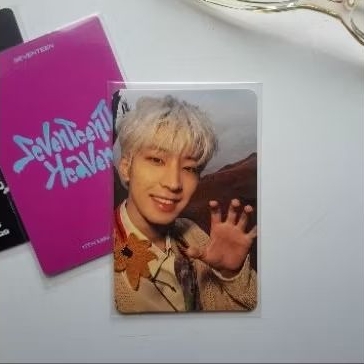 (booked) photocard pc wonwoo horanghae path eps. ray seventeen