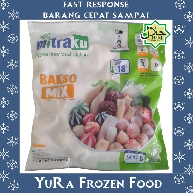 

MITRAKU Baso Ikan Campur Mix 500 gr