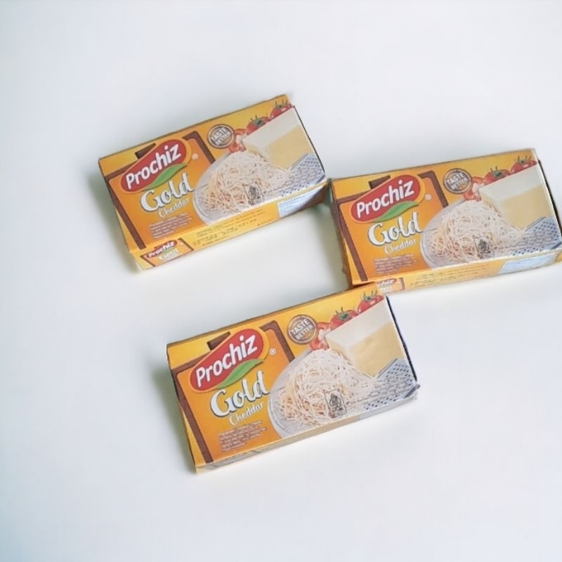 

KEJU PROCHIZ GOLD CHEDDAR 160 GRAM / KEJU BALOK / KEJU PARUT / BAHAN KUE DAN MAKANAN LAINNYA / CHEESE