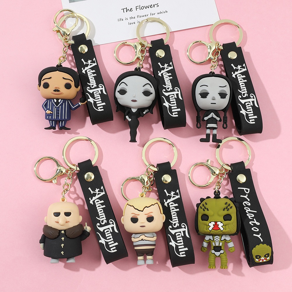 Gantungan Kunci Tas Ransel Kartun Monsters Zombie Keychain Gantungan Boneka Monster Zombie
