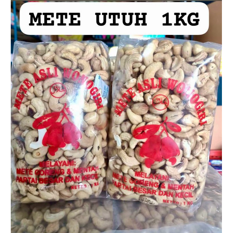 

Kacang Mete Mentah UTUH 1kg Khas Wonogiri