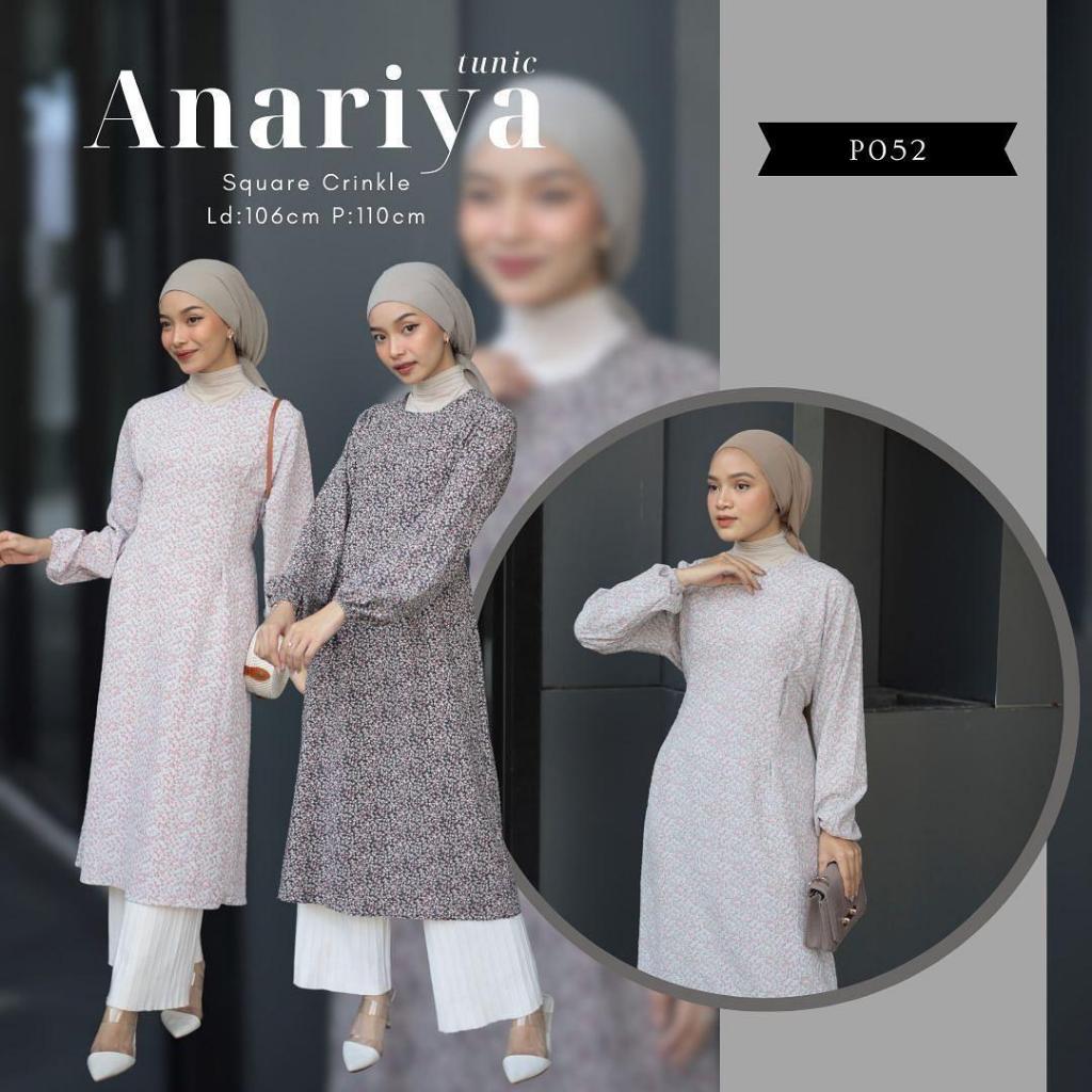 Anariya Tunik Crinkle Motif