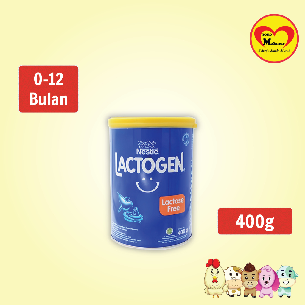 

Nestle Lactogen Lactose Free 400gr / Toko Makmur Kapas Krampung