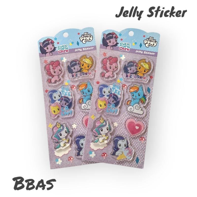 

My Little Pony Jelly Stickers / Adinata / Stiker.