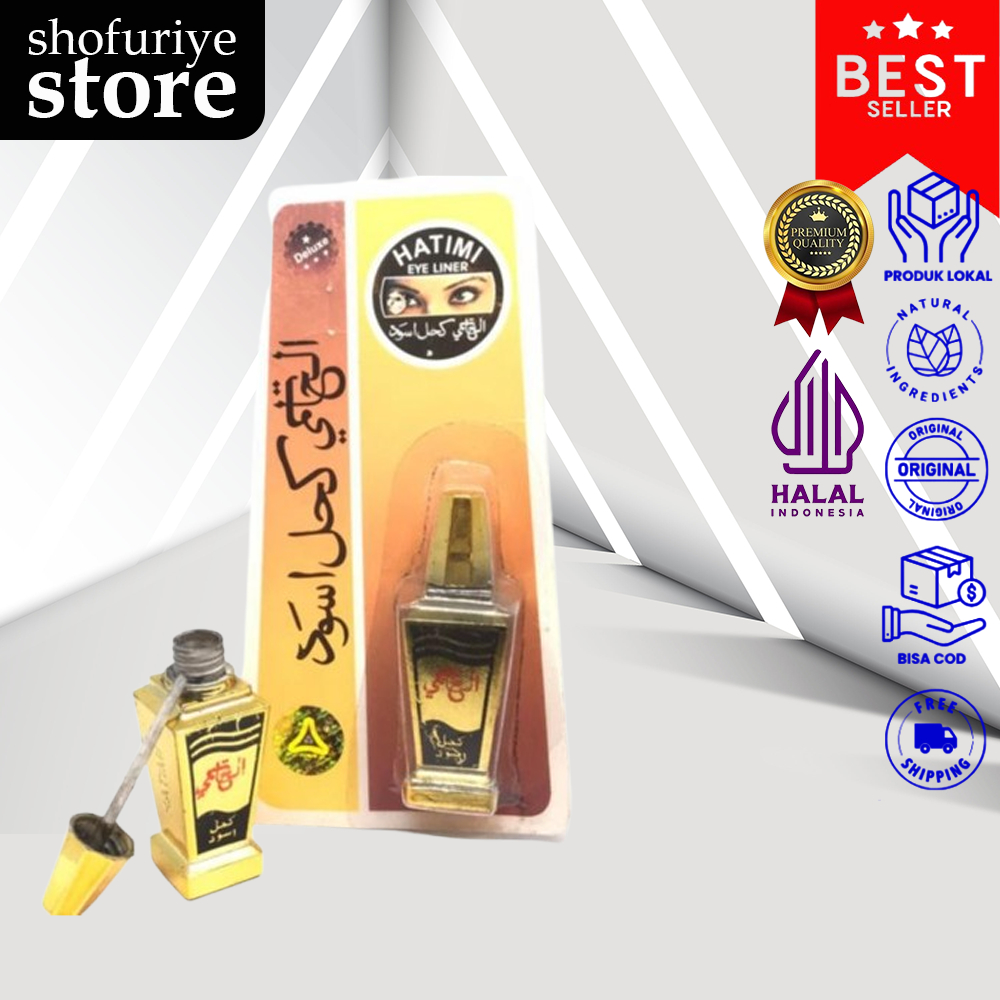 Celak Mata Hatimi Aswad Bubuk Original / Hatimi Kajal Celak Mata Bubuk Aswad / Hatimi Eye Liner Kaja