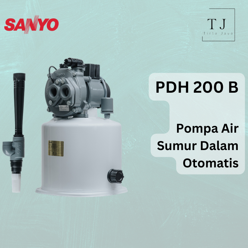 Pompa Air SANYO PDH 200 B Sumur Dalam Otomatis 200 Watt