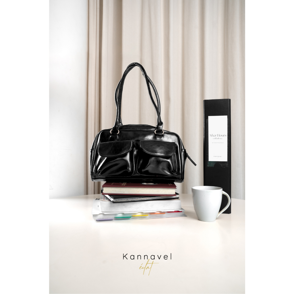 KANNAVEL ECLAT - Theresa Shoulder Bag / Hand Bag / Tas Wanita Korean Style PU