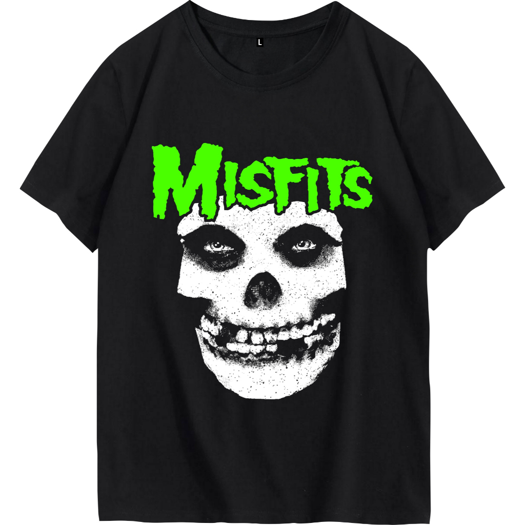 T-Shirt Band Misfits Kaos Musik Misfits