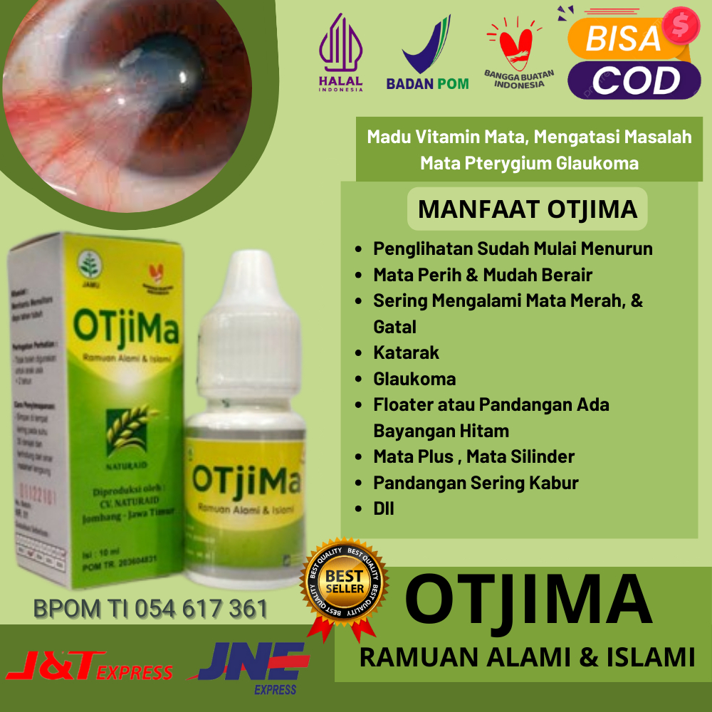 Otjima Herbal ,Madu Vitamin Mata, Mengatasi Masalah Mata Pterygium Glaukoma