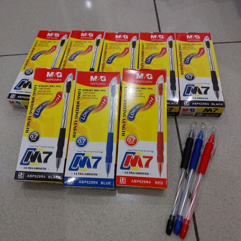 

Pulpen 0.7mm Semi Gel Ball Pen M5 Merk M&G Ball Point