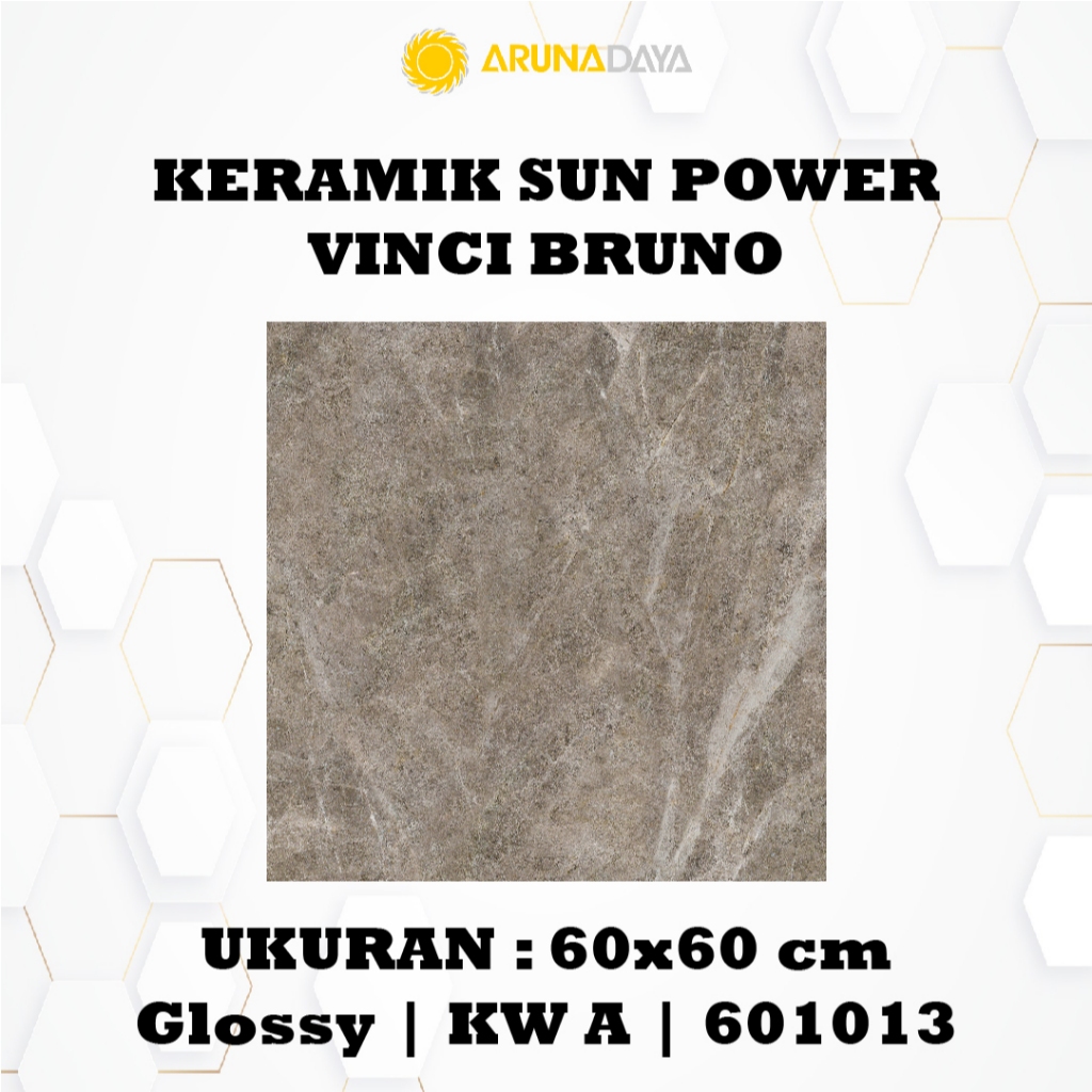 LANTAI KERAMIK SUN POWER - VINCI BRUNO UKURAN 60X60CM