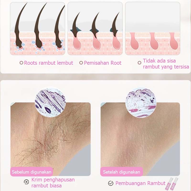 AD Perontok bulu permanen cukuran bulu kemaluan perontok bulu kemaluan perontok bulu ketiak 20ml