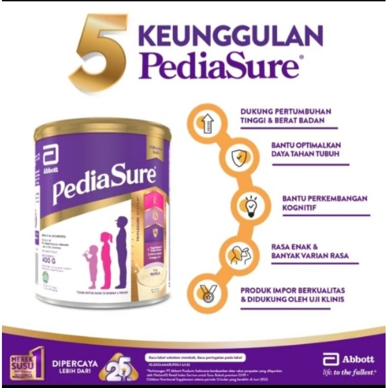 

pediasure coklat 400gr