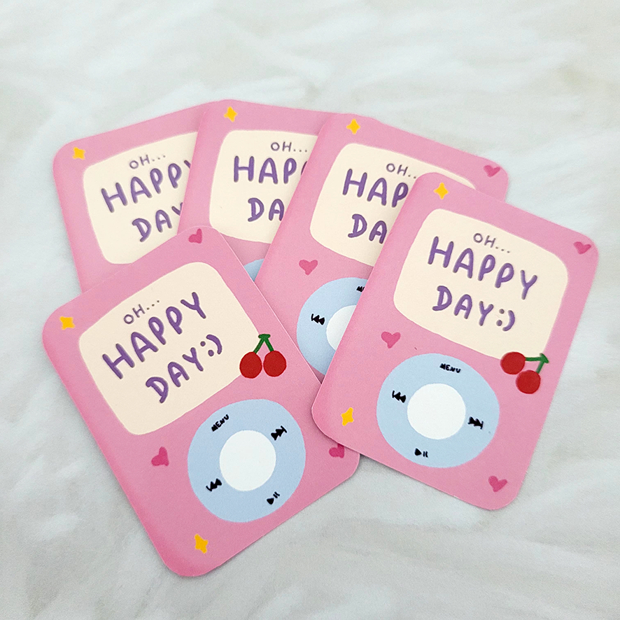 

OH HAPPY DAY STICKER | GLOSSY STICKER PAPER