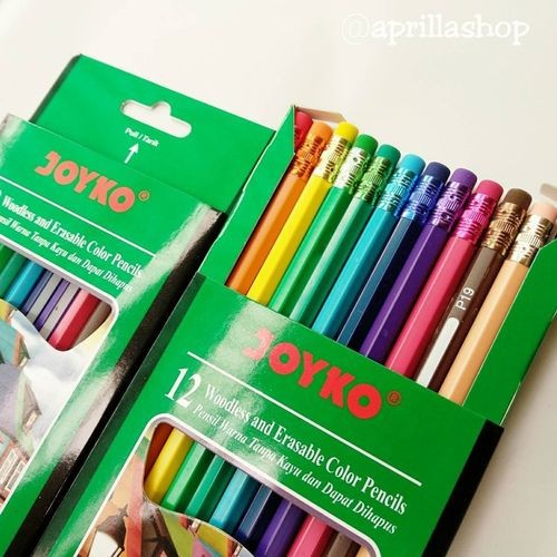 

Pensil Warna Dapat Dihapus isi 12 CP-109 Joyko