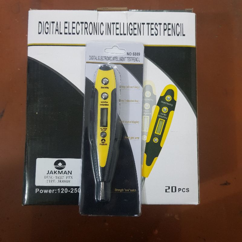 Testpen Digital Obeng Tespen Digital AC DC Digital Screwdriver