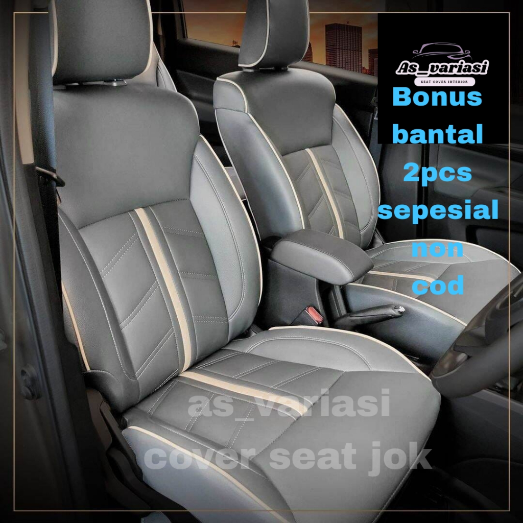 sarung jok mobil APV GL dan APV GX full seat jok 3 baris bahan medium
