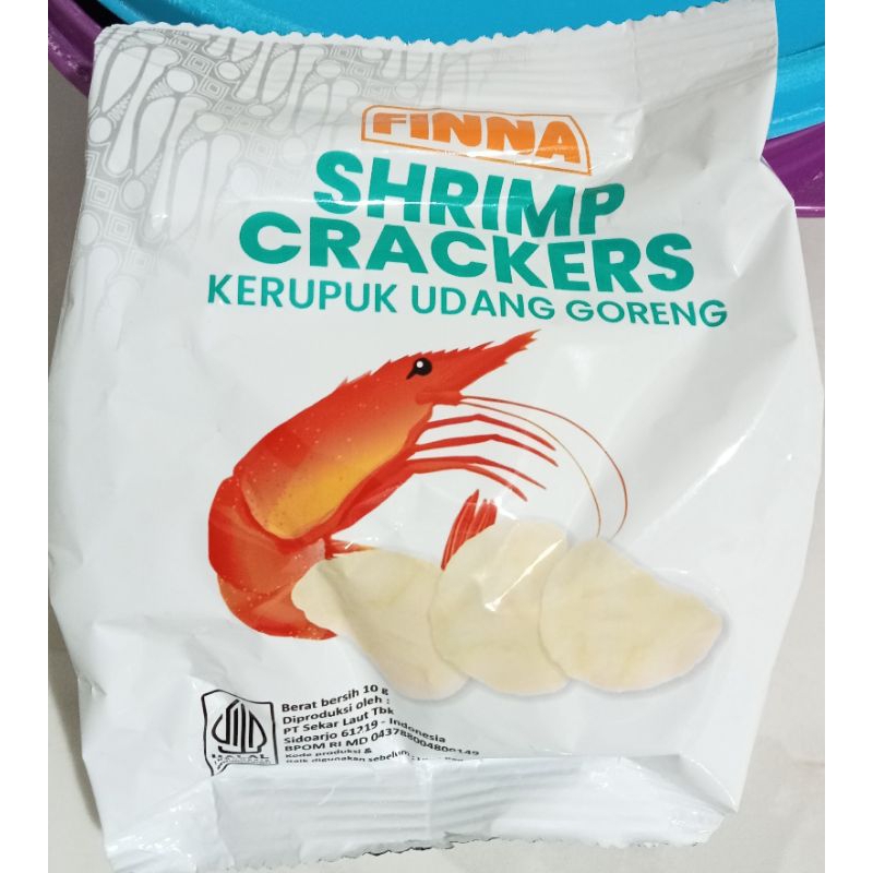 

Kerupuk Udang Finna Siap Makan 10gr