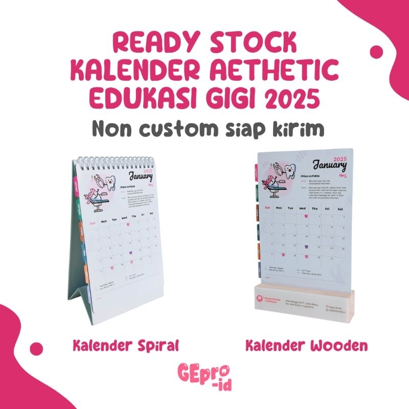 

Kalender Edukasi Gigi Aesthetic Dekorasi Klinik Ruang Dokter Gigi dan Mulut drg Dentist Lucu Edukasi Pasien Menarik Educative desain Eksklusif