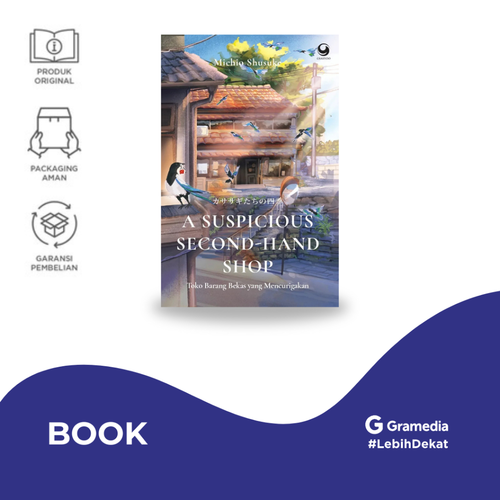 Buku Novel A Suspicious Secondhand Shop: Toko Barang Bekas yang Mencurigakan - Gramedia Jember