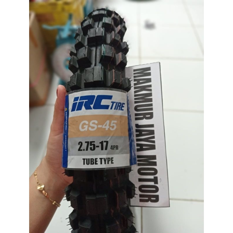 BAN LUAR IRC TRAIL CROS ORI DI JAMIN 100% UKURAN 275 RING 17