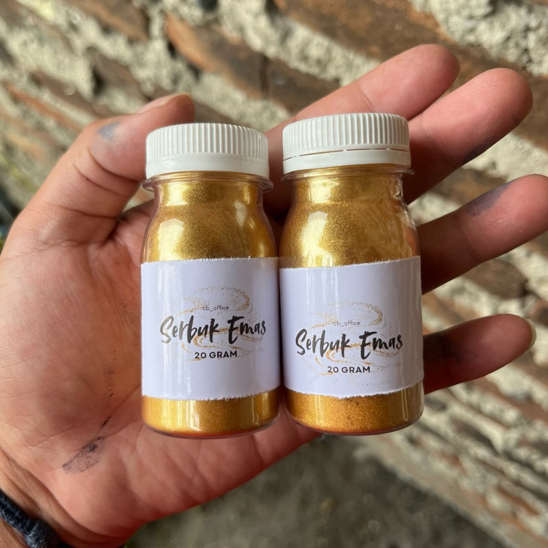 Serbuk Emas / serbuk metallic (20 Gram)