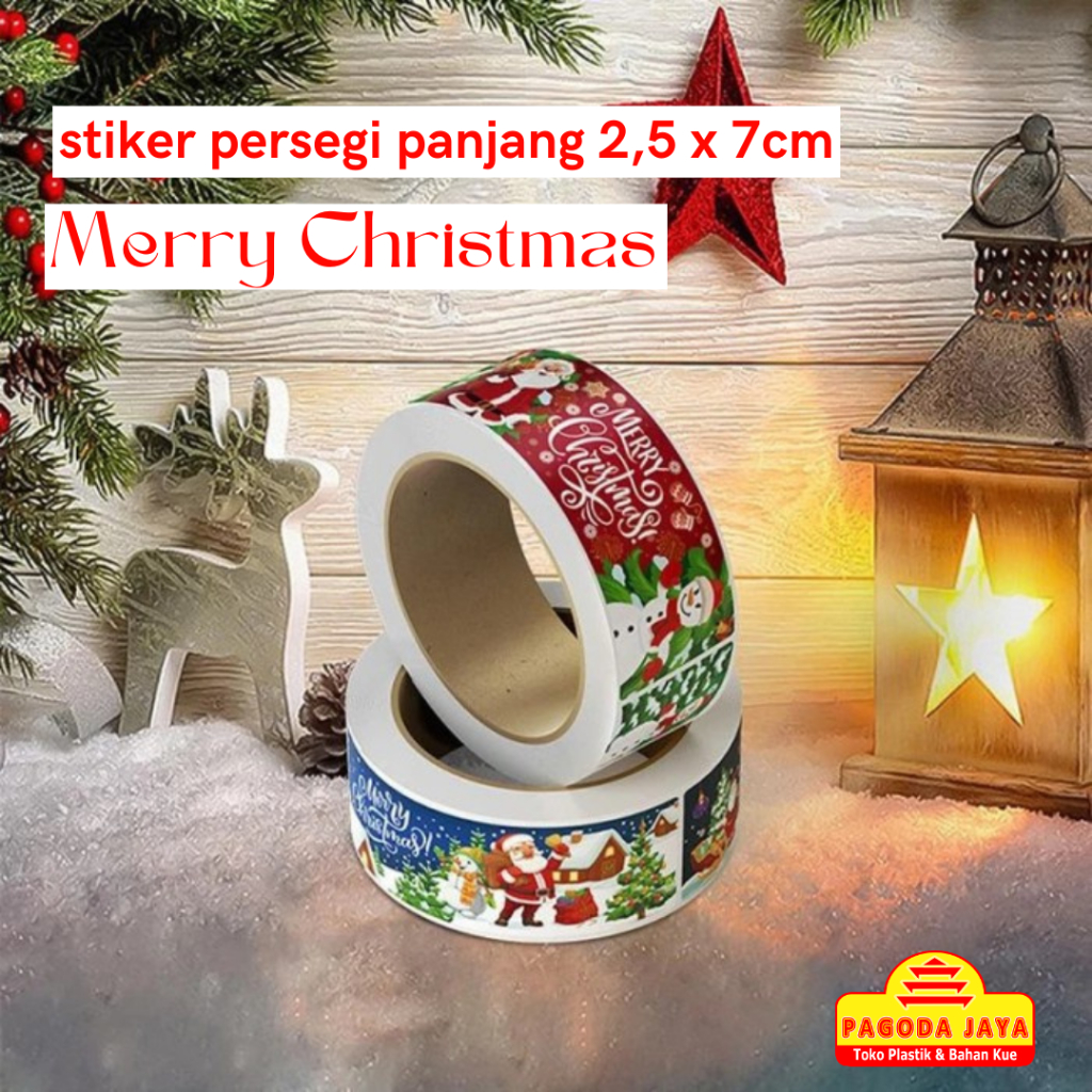 

Sticker Natal berbagai ukuran