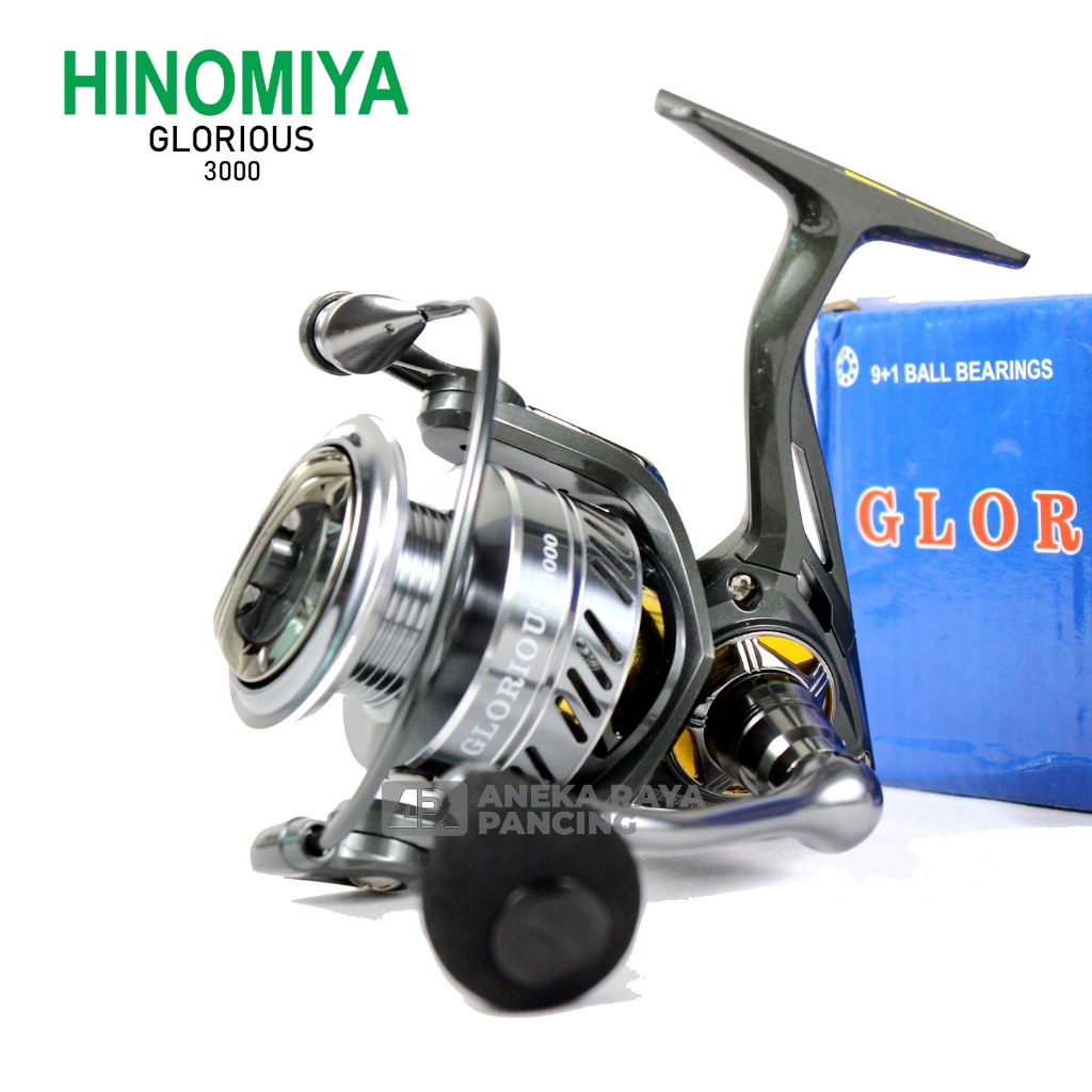 REEL HINOMIYA GLORIUS | REEL KOLAM KUAT | RIL POWER HANDLE | RIL HINOMIYA ORIGINSL