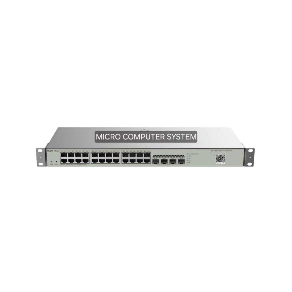 RG-NBS3100-24GT4SFP V2 24 PORTS GIGABIT CLOUD MANAGE L2 SWITCH