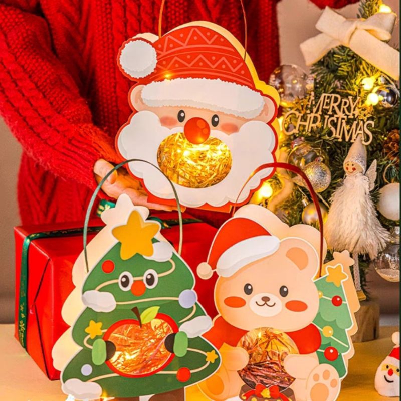 

Christmas Box | Kotak Santa | Kotak Tenteng Natal | Kotak Tenteng Kue | Kotak Kue | Christmas Bag