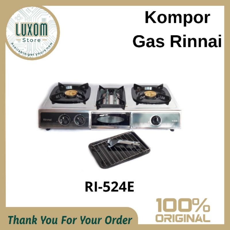 Kompor gas rinnai RI-524E/kompor rinnai/kompor gas/rinnai