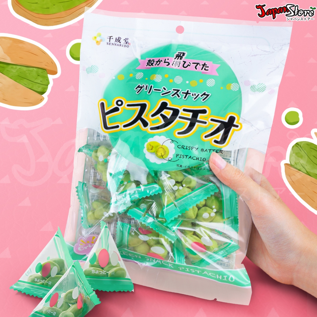 

Sennarido Crispy Green Snack Original Pistachio Bag