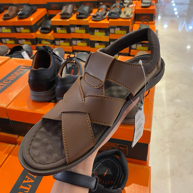 Watchout sandal selop tali pria