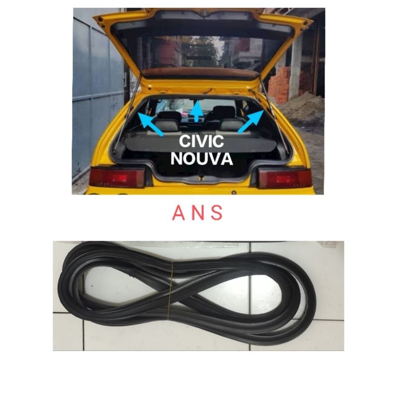 karet bagasi belakang civic nouva