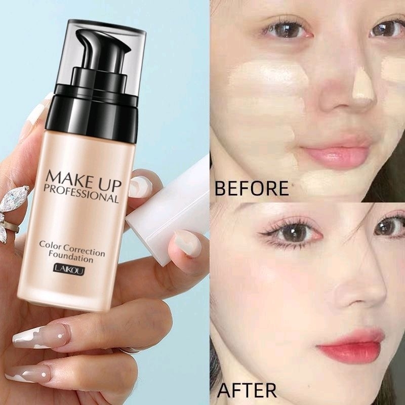 LAIKOU Liquid foundation Matte foundation 40g | Up to 24H wear / Tekstur ringan / Dewy finish
