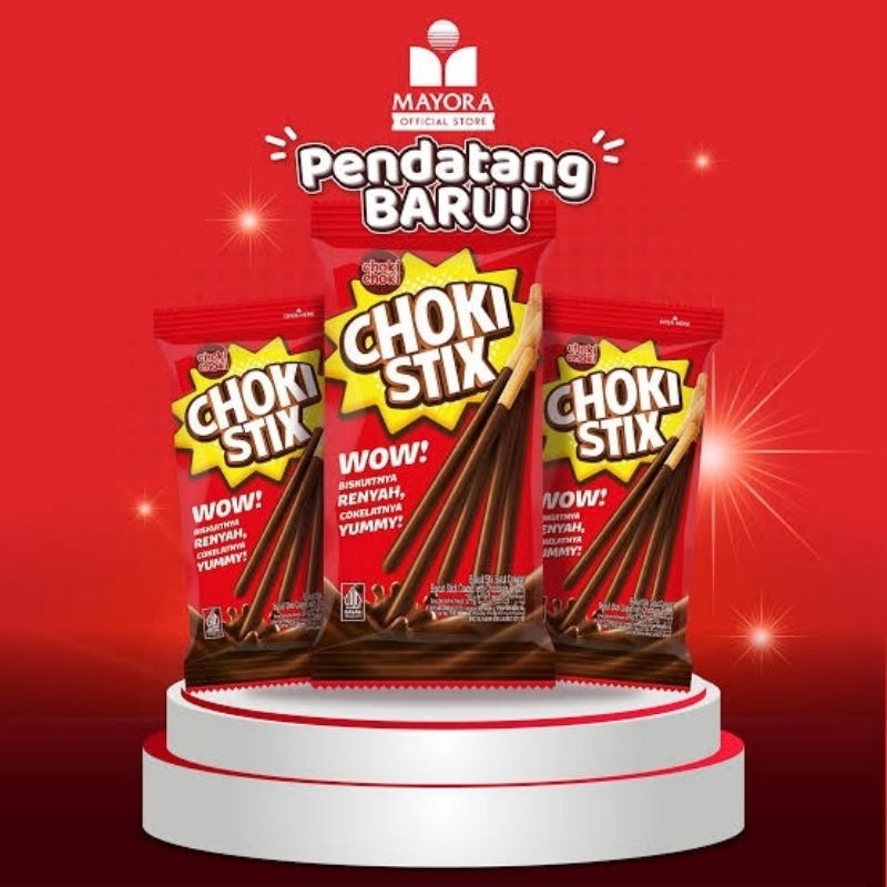 

GROSIR CHOKI STIX SACHET ECER 1 PCS | COKELAT STIX 24 GR