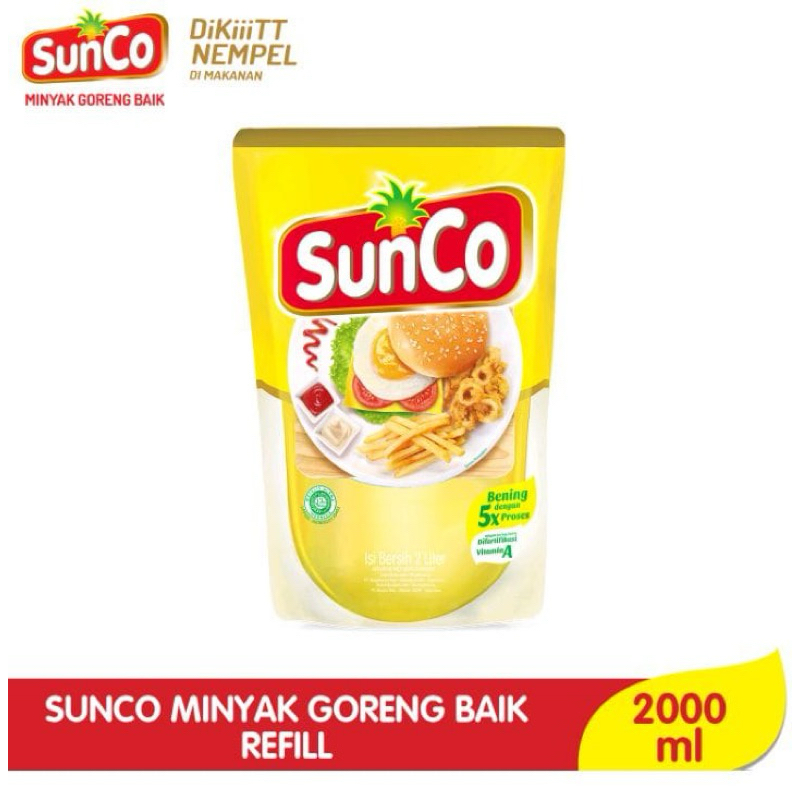 

MINYAK GORENG SUNCO 2lt refil murah