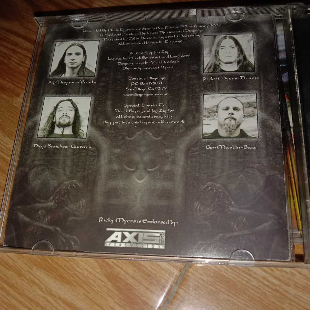 CD DISGORGE - CONSUME THE FORSAKEN